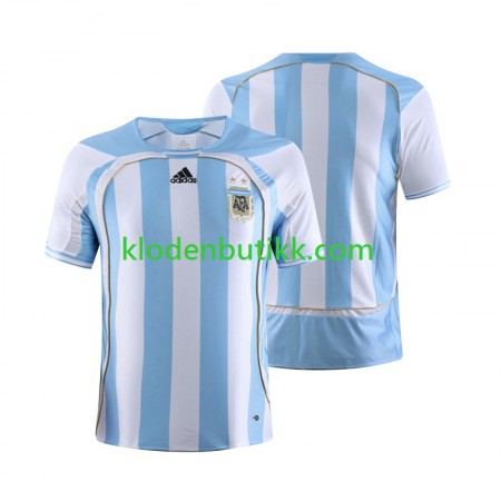 Argentina 2006 Retro Hjemme Fotballdrakt Kortermet